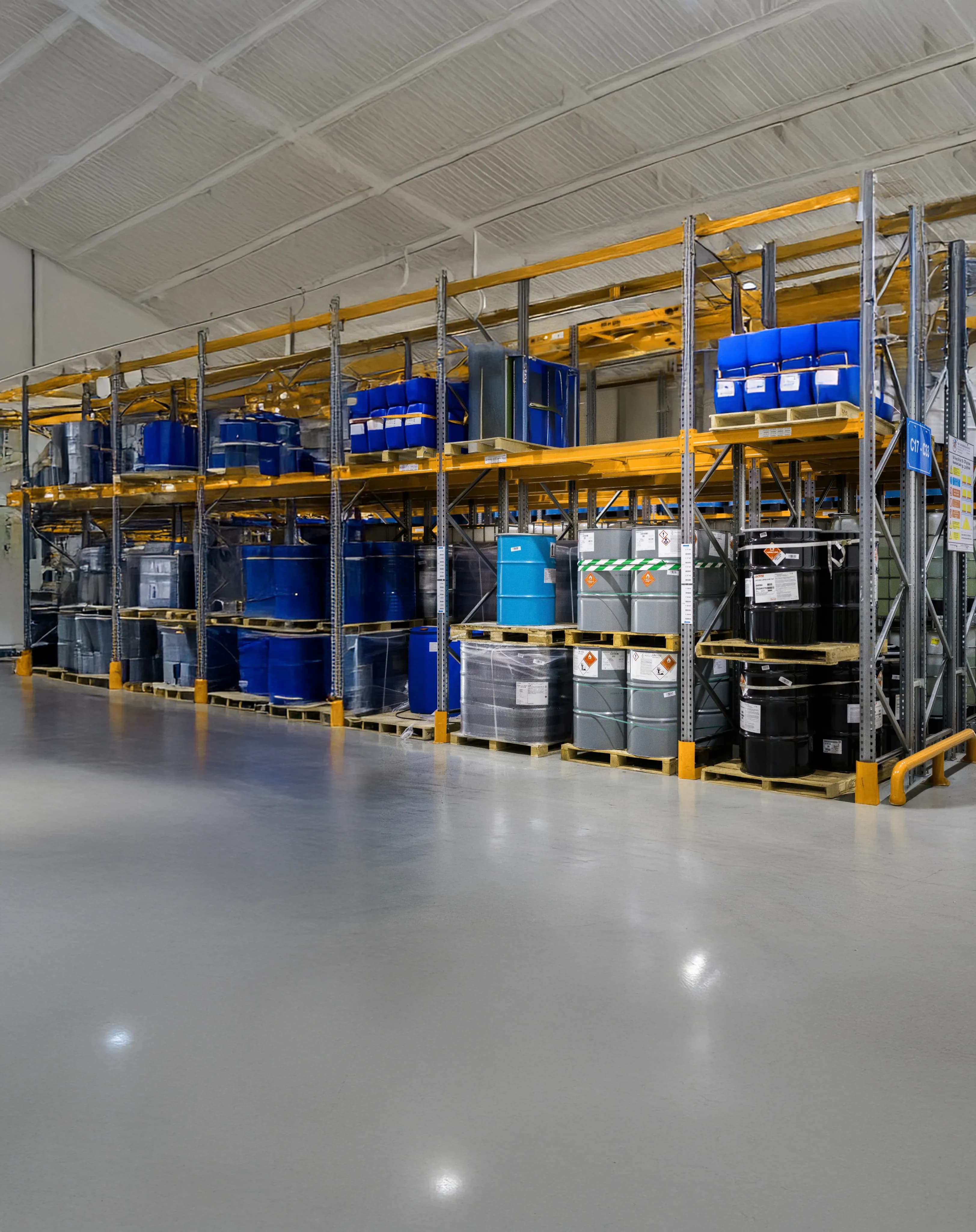 Chemical goods warehouse